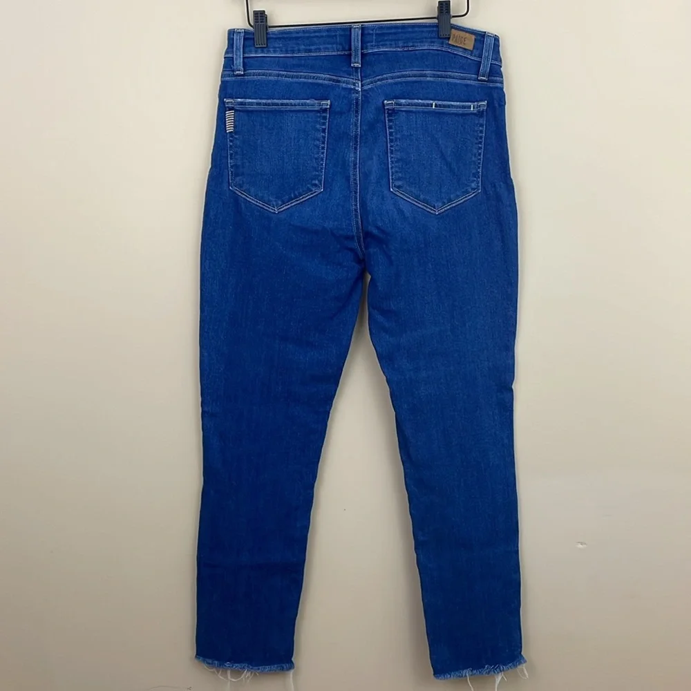 PAIGE jeans Kylie Crop raw hem ankle jeans 30